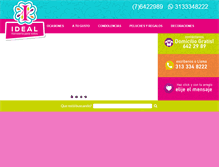 Tablet Screenshot of floristeriaideal.com